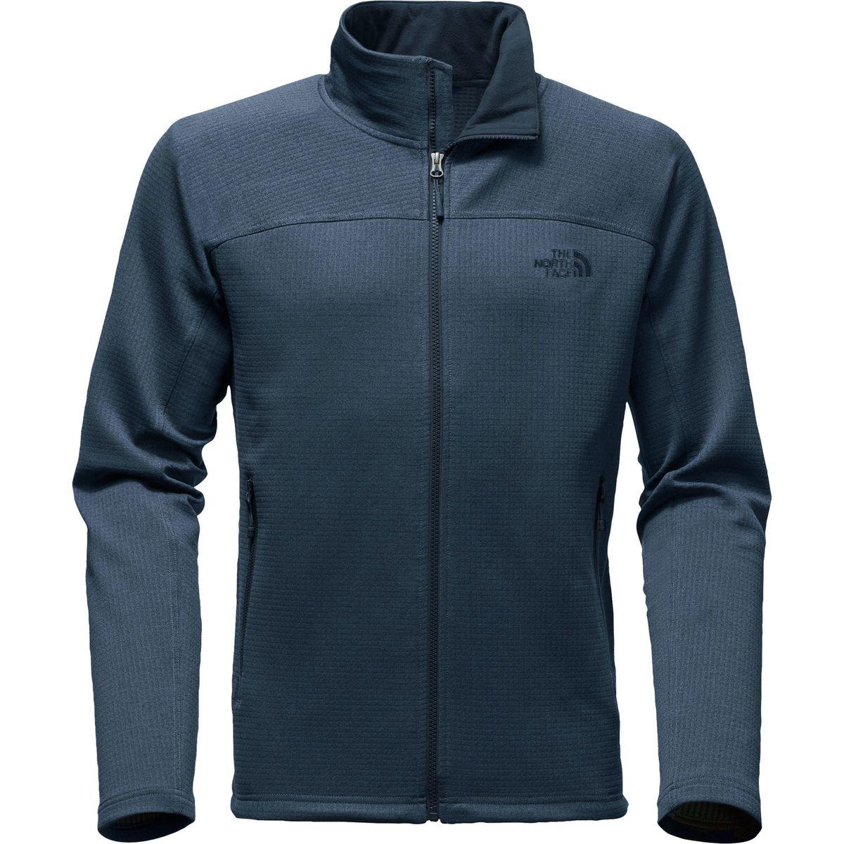 the north face full zip fleece mens